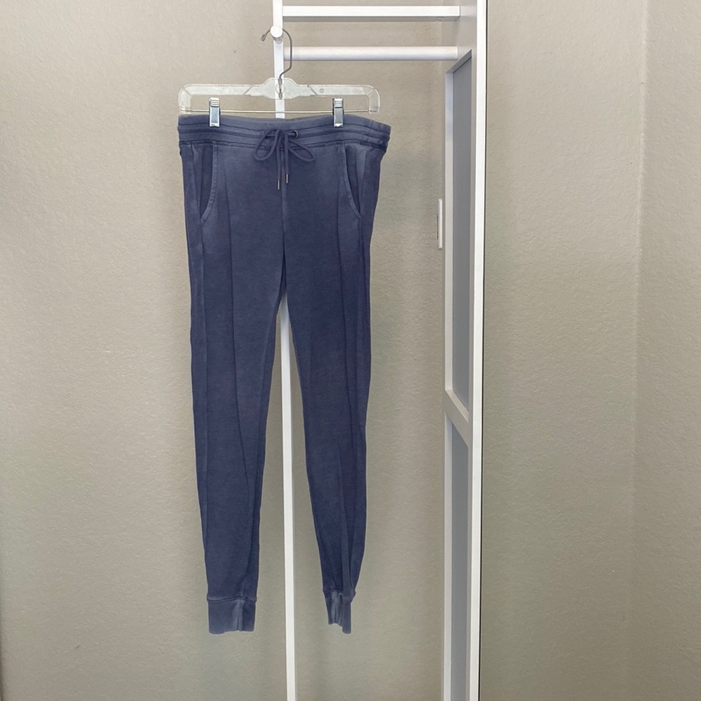 American Eagle Faded Blue Drawstring Waist Joggers